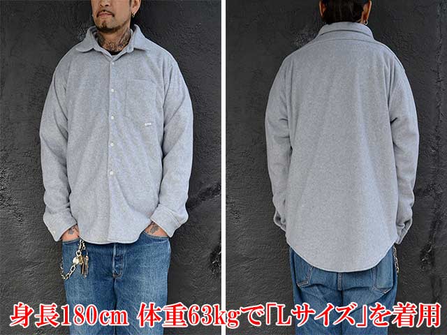 (30% OFF)��Sugar��Co./���奬������ɥ�����2023AW��Fleece CPO Shirts/�ե꡼��CPO����ġ�(SGR-SH07)<br><br>(�ǥ˥�/������/����ǥ���/���ᥫ��/�ϡ��졼/�ۥåȥ��å�/�ߥ꥿�꡼/WOLF PACK/����եѥå�)
