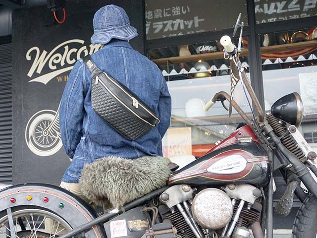 ��PARASITE/�ѥ饵���ȡۡ�Horsehide Waist Bag��Type1��/�ۡ����ϥ��ɥ������ȥХå��ɥ�����1�ɡ�