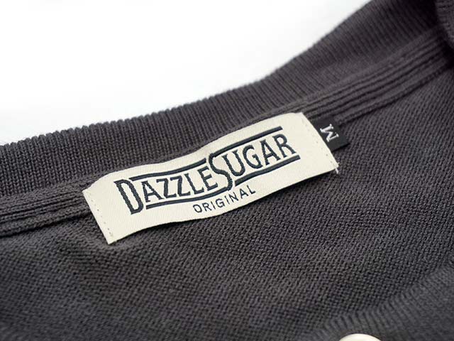 ��3����DAZZLE SUGAR/�����륷�奬����2024AW��Jacquard Henley L/S Tee/���㥬���ɥإ�꡼���󥰥��꡼��Tee��