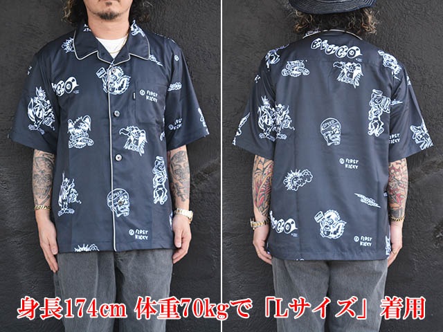 (30% OFF)��3����BLUCO/�֥륳��2025SS��Poolside S/S Shirts��TATTOO��/�ס��륵���ɥ��硼�ȥ��꡼�֥���ġɥ��ȥ����ɡ�(153-21-008)