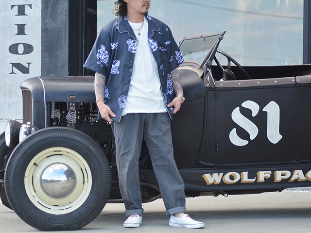 (30% OFF)��3����BLUCO/�֥륳��2025SS��Poolside S/S Shirts��TATTOO��/�ס��륵���ɥ��硼�ȥ��꡼�֥���ġɥ��ȥ����ɡ�(153-21-008)
