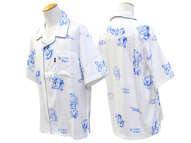 (30% OFF)��3����BLUCO/�֥륳��2025SS��Poolside S/S Shirts��TATTOO��/�ס��륵���ɥ��硼�ȥ��꡼�֥���ġɥ��ȥ����ɡ�(153-21-008)