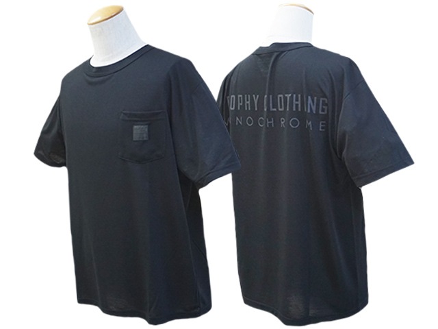 ��3����TROPHY CLOTHING/�ȥ��ե������������󥰡�2025SS�֡�MONOCHROME�� Logo RD Pocket Tee/�ɥ�Υ�������ɥ���RD�ݥ��å�Tee��(TRMN-202)