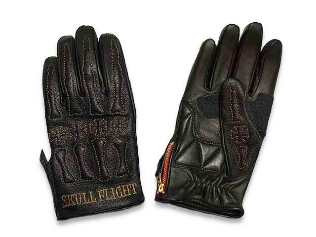 全10色【SKULL FLIGHT/スカルフライト】「Punching Mesh Bone