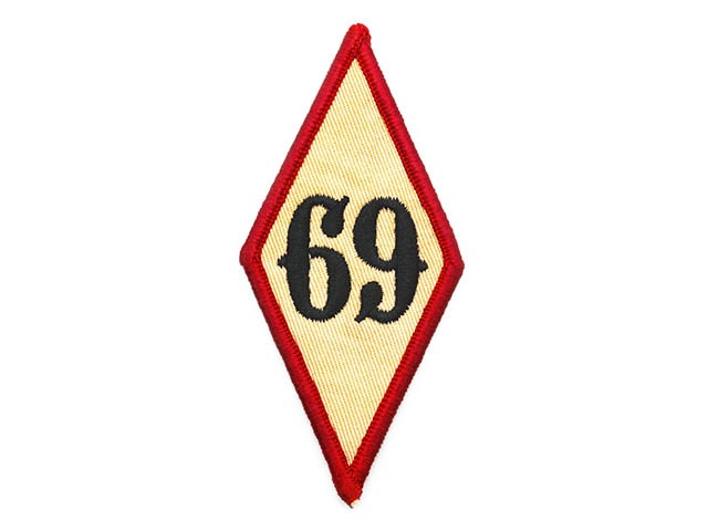 TOMMY GUN/ȥߡۡHand Made Patch69/ϥɥᥤɥѥå69ɡ(RED) DMб