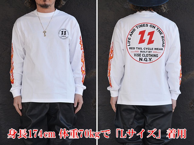 ��2����RED TAiL/��åɥƥ����2025SS��V22-F L/S Tee/V22-F���󥰥��꡼��Tee��(RKK-511)