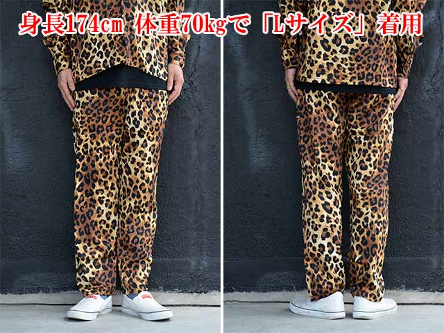 2EVILACT/֥륢ȡ2025SSLeopard Eazy Pants/쥪ѡɥѥġ(EA25-ACT1-SPP01)