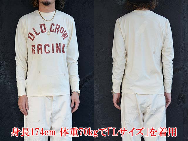 ��2����OLD CROW/������ɥ�������2025AW��Racing L/S Tee/�졼���󥰥��󥰥��꡼��Tee��(OC5301)