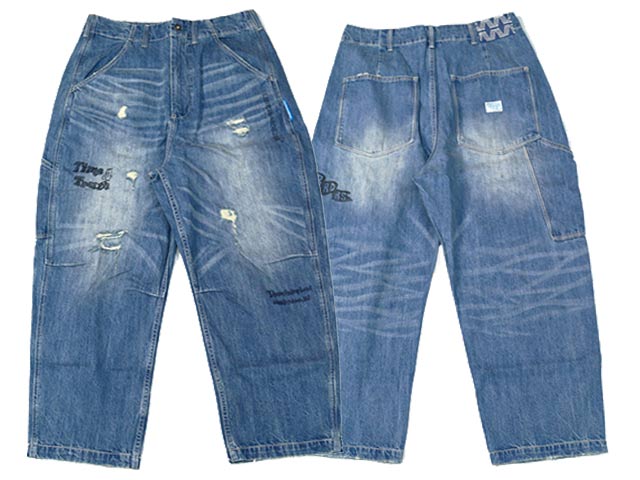 全2色【Liberaiders/リべレイダース】2026SS「DAMAGED DENIM SARROUEL