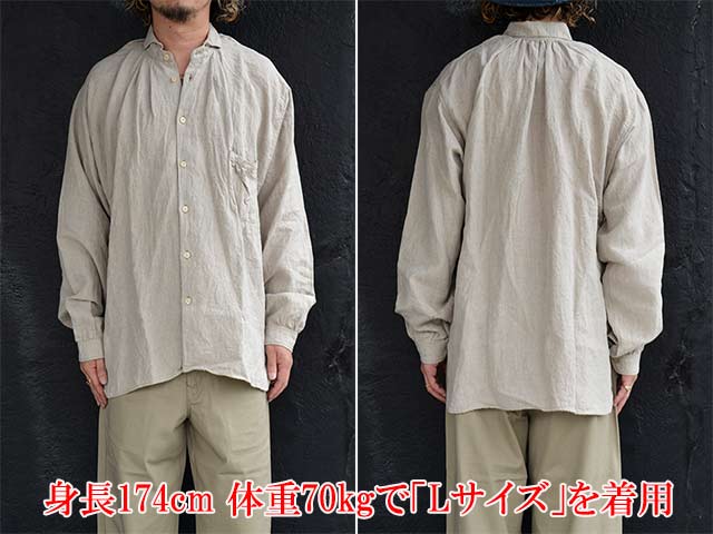 ��The 2 Monkeys/�� �ȥ�����󥭡�����2026SS��Linen Cambrai Shirt/��ͥ󥫥�֥쥷��ġ�(TM21160)