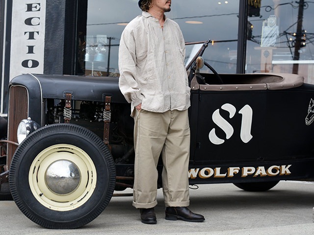 ��The 2 Monkeys/�� �ȥ�����󥭡�����2026SS��Linen Cambrai Shirt/��ͥ󥫥�֥쥷��ġ�(TM21160)