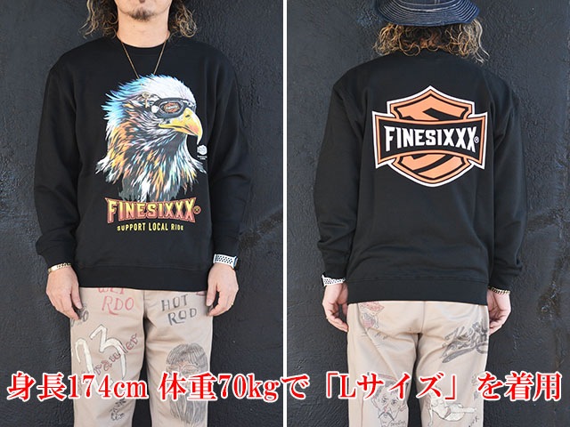 FINESIXXX/ファインシックス】2024AW「3D Eagle Graphic Crew