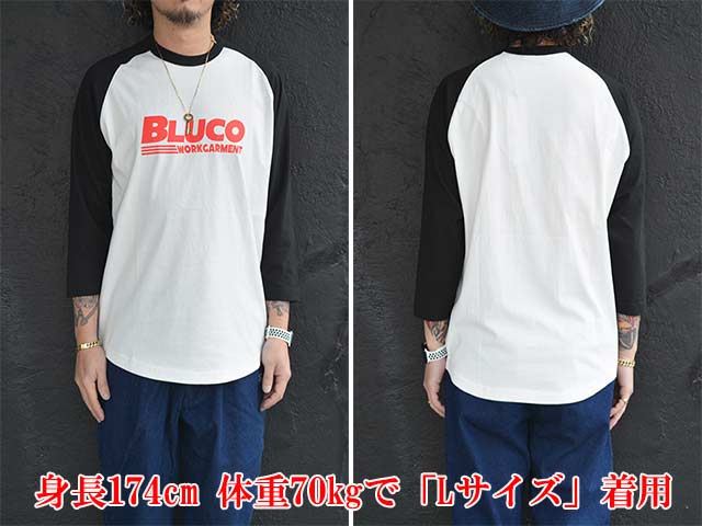 ��2����BLUCO/�֥륳��2025SS��Raglan 3/4 Tee��BWG��/�饰���3/4 Tee��BWG�ɡ�(151-12-010)