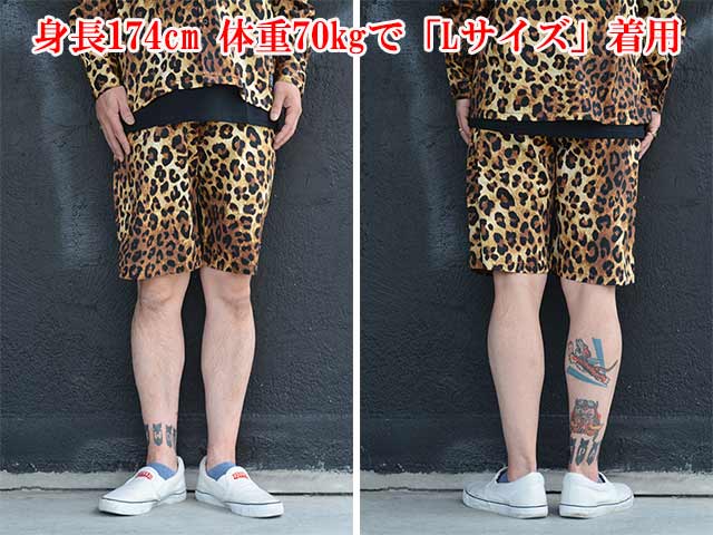 2EVILACT/֥륢ȡ2025SSLeopard Eazy Shorts/쥪ѡɥ硼ġ(EA25-ACT1-SPP02)