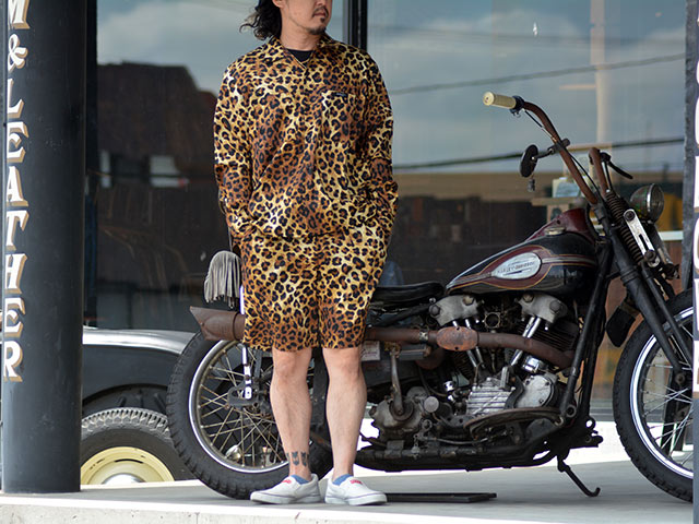 2EVILACT/֥륢ȡ2025SSLeopard Eazy Shorts/쥪ѡɥ硼ġ(EA25-ACT1-SPP02)