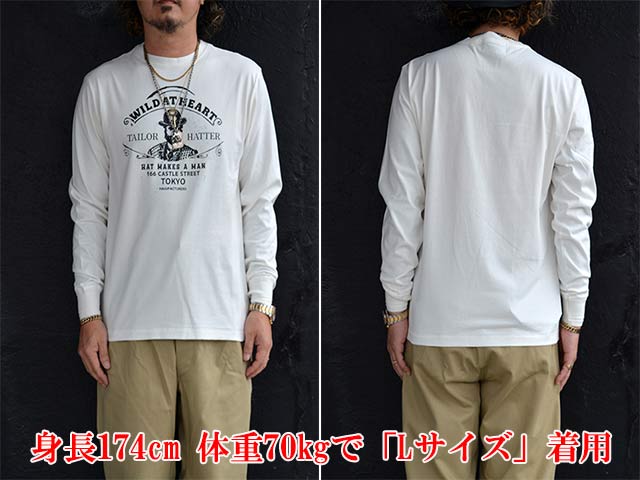 ��2����WILD AT HEART/�磻��ɥ��åȥϡ��ȡ�2025AW��6.2oz Crew Neck L/S Tee��Pomado��/6.2���󥹥��롼�ͥå����󥰥��꡼��Tee�ɥݥޡ��ɡɡ�(8253002)