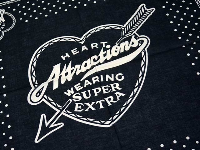 ��2����ATTRACTIONS/���ȥ饯����󥺡ۡߡ�MASA SCLULP/�ޥ�������ס�2026SS��Heart Attractions Bandana/�ϡ��ȥ��ȥ饯����󥺥Х���ʡ�(AM0010)