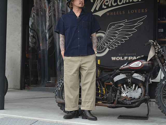 ��2����TUF-NUT/���եʥåġۡ�Cotton Twill Wide Work Trousers/���åȥ�ĥ���磻�ɥ���ȥ饦��������(TN42626)