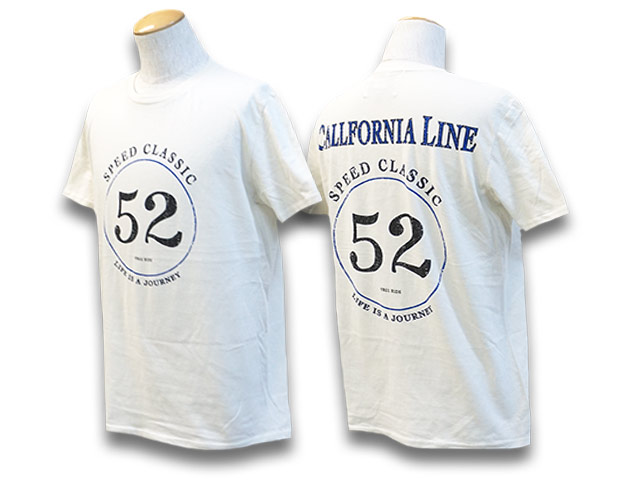 (50% OFF)��CALIFORNIA LINE/����ե���˥��饤���2023SS��Crew Neck Tee��SPEED CLASSIC 52��/���롼�ͥå�Tee�ɥ��ԡ��ɥ��饷�å�52�ɡ�