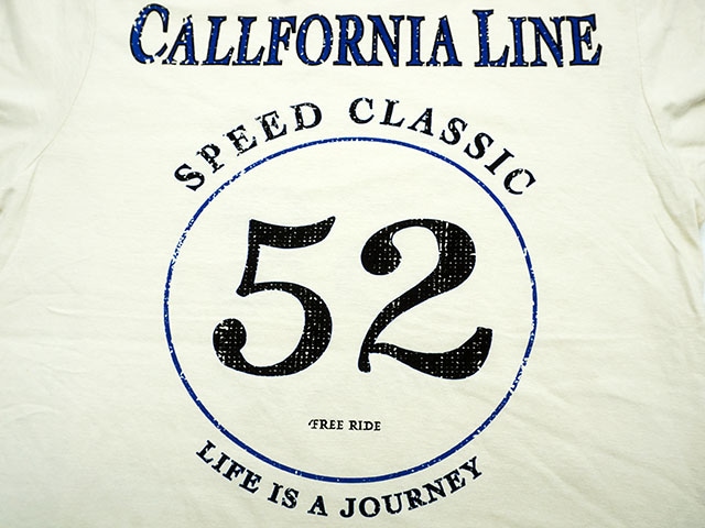 (50% OFF)��CALIFORNIA LINE/����ե���˥��饤���2023SS��Crew Neck Tee��SPEED CLASSIC 52��/���롼�ͥå�Tee�ɥ��ԡ��ɥ��饷�å�52�ɡ�