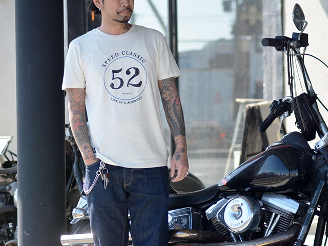 (50% OFF)��CALIFORNIA LINE/����ե���˥��饤���2023SS��Crew Neck Tee��SPEED CLASSIC 52��/���롼�ͥå�Tee�ɥ��ԡ��ɥ��饷�å�52�ɡ�