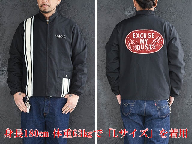 WEIRDO/ɡ2024SSRacing JacketEXCUSE MY DUST/졼󥰥㥱åȡɥ塼ޥȡɡ(WRD-24-SS-01)