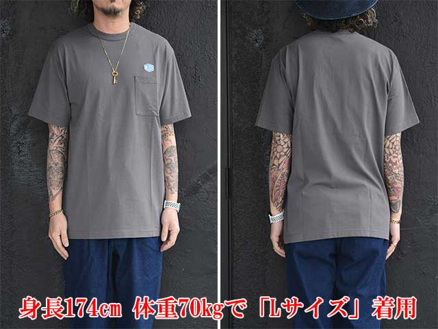 (30% OFF)��4����BLUCO/�֥륳��2025SS��Pocket Tee��HEX��/�ݥ��å�Tee�ɥإå����ɡ�(153-22-009)