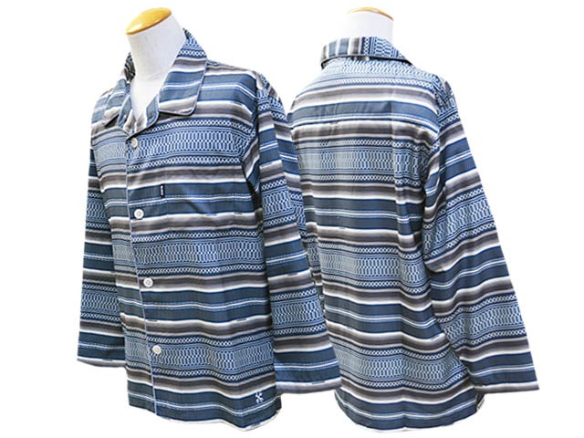 ��3����BLUCO/�֥륳��2025SS��Poolside L/S Shirts��MEXICAN��/�ס��륵���ɥ��󥰥��꡼�֥���ġɥᥭ������ɡ�(153-11-004)