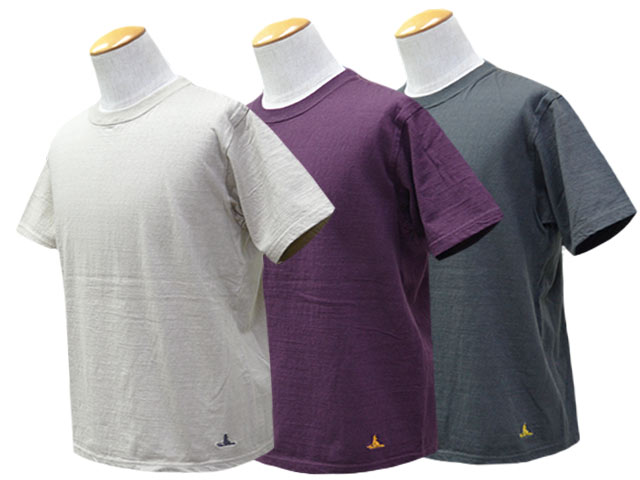 全3色【TWO MOON/トゥームーン】「16/-Raffy yarn Cotton Tee