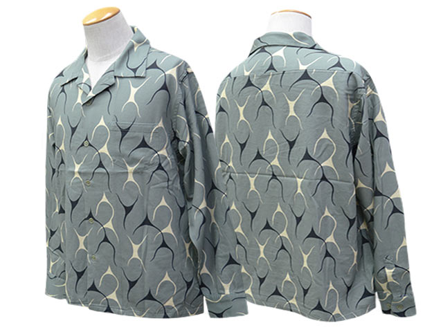 ��3����AT-DIRTY/���åȥ����ƥ�����2026SS��Flames L/S Shirt/�ե쥤�ॹ���󥰥��꡼�֥���ġ�