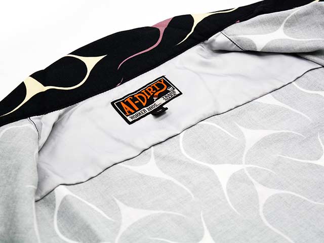 ��3����AT-DIRTY/���åȥ����ƥ�����2026SS��Flames L/S Shirt/�ե쥤�ॹ���󥰥��꡼�֥���ġ�