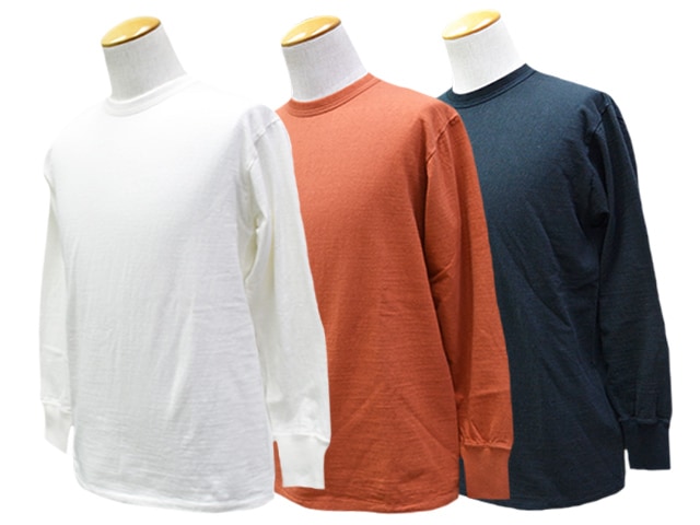 ��3����RAGGY CLOTHING/�饮�����������󥰡�2025AW��Reinforced Neck Band L/S T-Shirts/�ꥤ��ե������ɥͥå��Х�ɥ��󥰥��꡼��T����ġ�(KH-01)