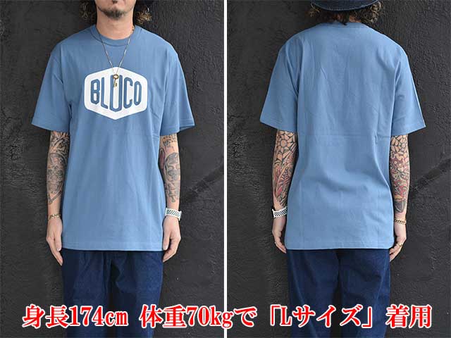 (30% OFF)��4����BLUCO/�֥륳��2025SS��Print Tee��HEX��/�ץ���Tee�ɥإå����ɡ�(153-22-007)