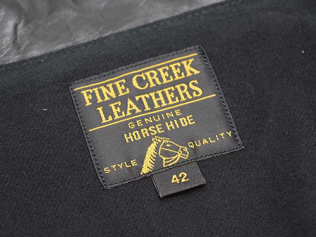 ��FINE CREEK LEATHERS/�ե����󥯥꡼���쥶�����ۡ�Aviator Jacket��Lindbergh��/���ӥ����������㥱�åȡɥ��ɥС����ɡ�(FCJK032)