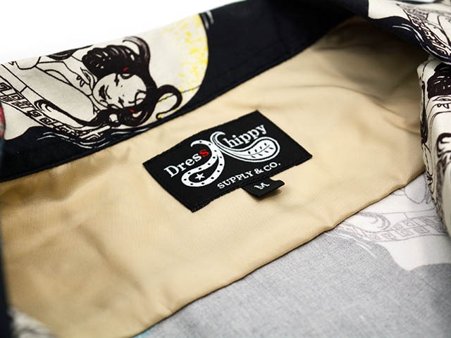 (30% OFF)��DRESS HIPPY/�ɥ쥹�ҥåԡ���2025AW��Face Two Skull L/S Shirts/�ե������ȥ�����������󥰥��꡼�֥���ġ�