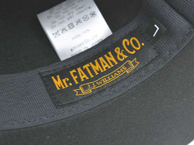 ��J.J. WILLIAMS FEDORA by Mr.FATMAN/J.J.�����ꥢ�ॹ�ե��ɥ�by�ߥ������ե��åȥޥ��2025AW��Birdseye Wool Hat/�С�������������ϥåȡ�(6253004)