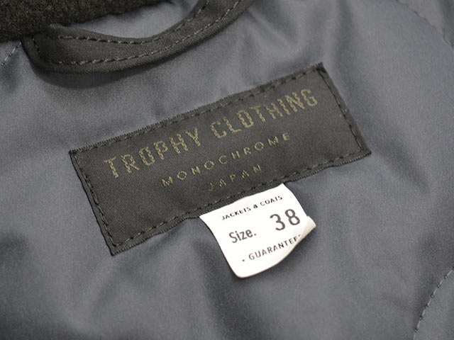 ��2����TROPHY CLOTHING/�ȥ��ե������������󥰡�2025AW�֡�MONOCHROME�� Shipboard Jacket/�ɥ�Υ�������ɥ��åץ��ȥ��㥱�åȡ�(TRMN-504)