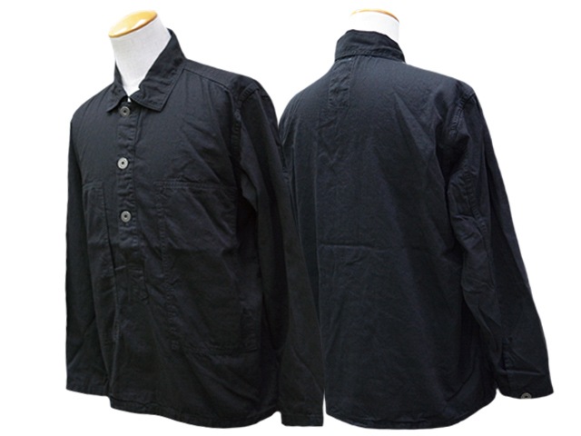 ��FULLCOUNT/�ե륫����ȡ�2026SS��US Army Black Black Denim Pullover Shirt/US�����ߡ��֥�å��֥�å��ǥ˥�ץ륪���С�����ġ�(4097-1)