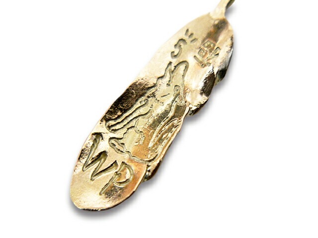 別注【CHOOKE/チョーク】「K10 Drawing Wolf Feather Top/10金