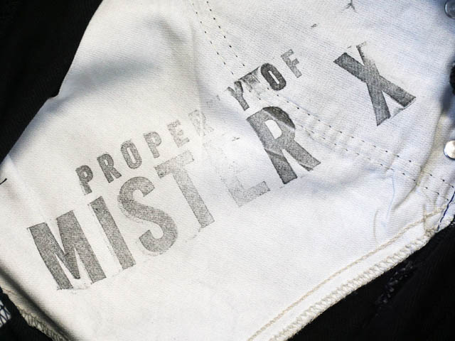 (50% OFF)��2����MISTER X/�ߥ��������å�����2023SS��Prisoner Blues Pants/�ץꥺ�ʡ��֥롼���ѥ�ġ�(23SS-MRX-007)(UNCHANGING LOVE/��������󥸥󥰥��/POP EYES/�ݥåץ�����/���ᥫ��/�ۥåȥ��å�/�ϡ��졼/WOLF PACK/����եѥå�)