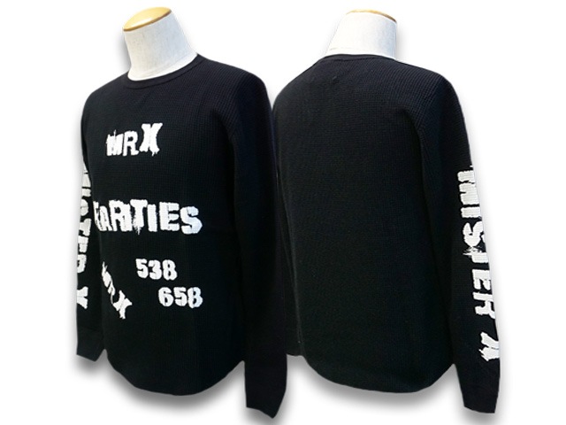 3MISTER X/ߥå2022AWRarities Thermal L/S Tee/쥢ƥޥ󥰥꡼Tee(22AW-MRX-15)(UNCHANGING LOVE/󥸥󥰥/POP EYES/ݥåץ/ᥫ/WOLF PACK/եѥå)