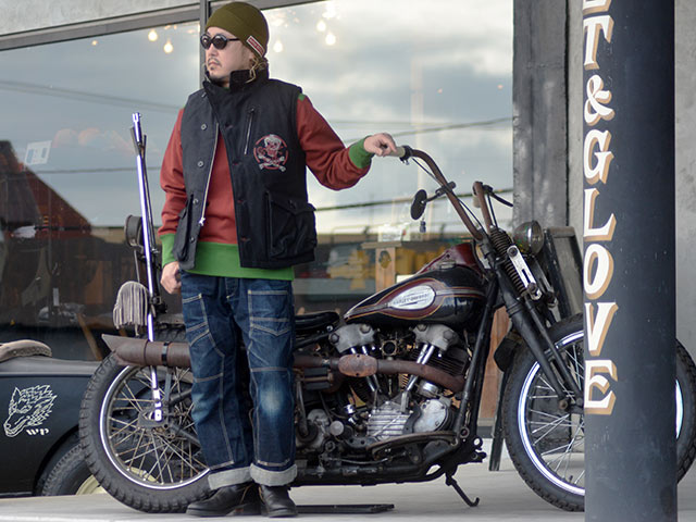 ��FREE WHEELERS/�ե꡼�ۥ����顼����2024FW��WINTER AVIATOR'S VEST��RILEY 2 CARB KNUCKLE HEAD��/�����󥿡����ӥ����������٥��ȡɥ饤�꡼2����֥ʥå���إåɡɡ�(2431004)