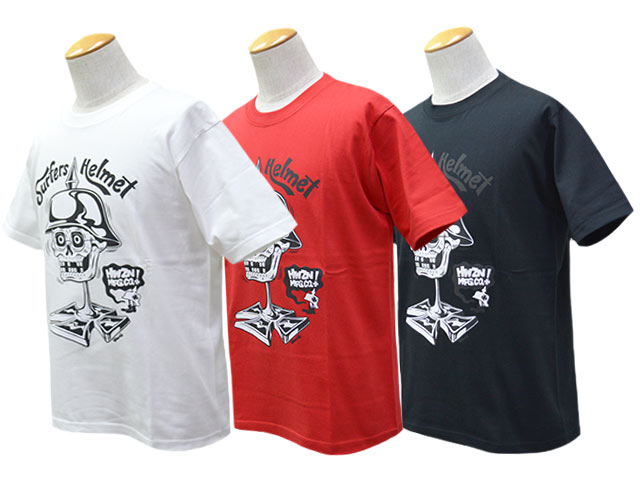 ��3����HWZN BROSS/�ϥ�����֥�����2025SS��Surfers Helmet S/S Tee/�����ե������إ��åȥ��硼�ȥ��꡼��Tee��