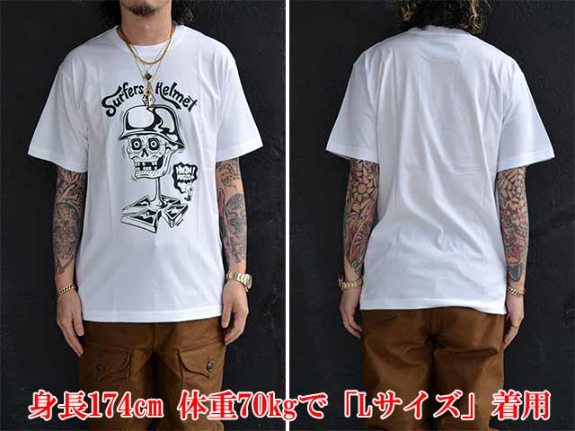 ��3����HWZN BROSS/�ϥ�����֥�����2025SS��Surfers Helmet S/S Tee/�����ե������إ��åȥ��硼�ȥ��꡼��Tee��