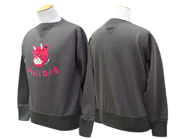 ��2����FREE WHEELERS/�ե꡼�ۥ����顼����2025FW��DOUBLE V SWEAT SHIRT��Devil Dog��/���֥�֥��������åȥ���ġɥǥӥ�ɥå��ɡ�(2534003)