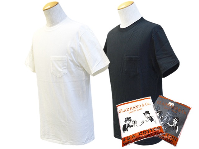 w*g様 gladhand グラッドハンド パックT 5枚セット Tシャツ カッ 全2色【GLAD HAND/グラッドハンド】「Pack Tee”Standard Pocket Short