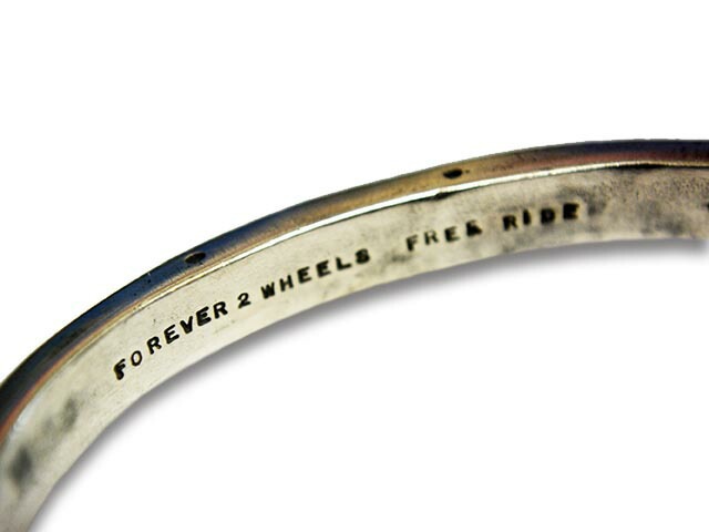 SKULL FLIGHT/スカルフライト】「Pyramid Studs Bangle/ピラミッド