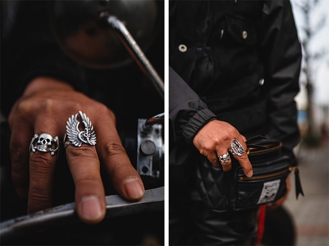 RED TAiL/åɥƥۡSkull Ring 2/2(RKK-412)(ViSE CLOTHiNG/Х/̾Ų/ϡ졼/Argent Gleam/ȥ꡼/WOLF PACK/եѥå)