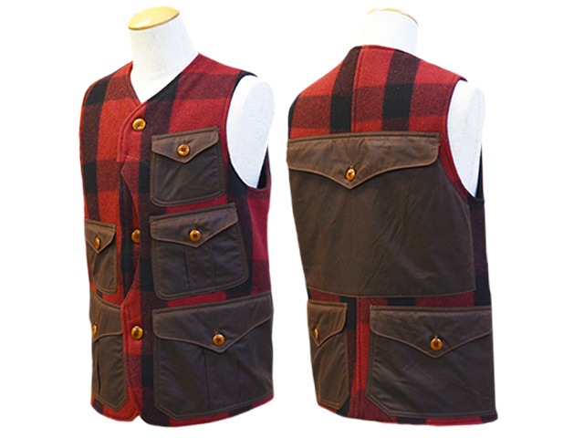��FREE WHEELERS/�ե꡼�ۥ����顼����2023FW��Hunting Vest��UTICA��/�ϥ�ƥ��󥰥٥��ȡɥ桼�ƥ����ɡ�(2331007)(���ᥫ��/�����ȥɥ�/�ߥ꥿�꡼/�ϡ��졼/�ۥåȥ��å�/WOLF PACK/����եѥå�)