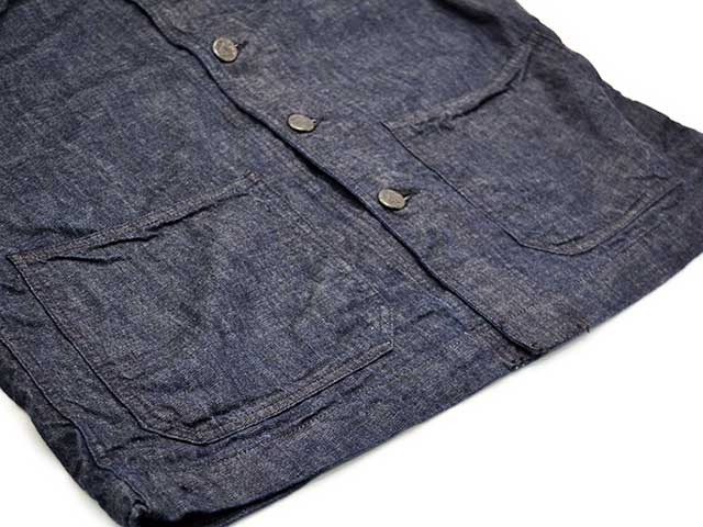 ��FULLCOUNT/�ե륫����ȡ�2026SS��USN Shawl Collar Denim Coverall/USN���硼�륫�顼�ǥ˥५�С��������(2052-1)